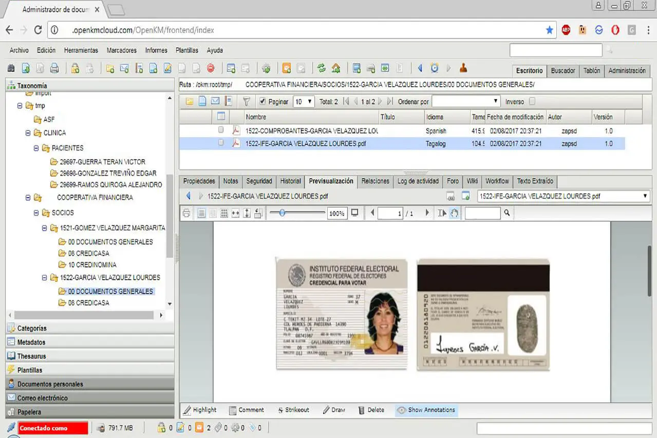 openkm consulta de documentos